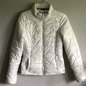 Aeropostale Whote Puffer Coat Sz M